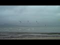 Kitesurfers at St Heliers, Auckland, New Zealand