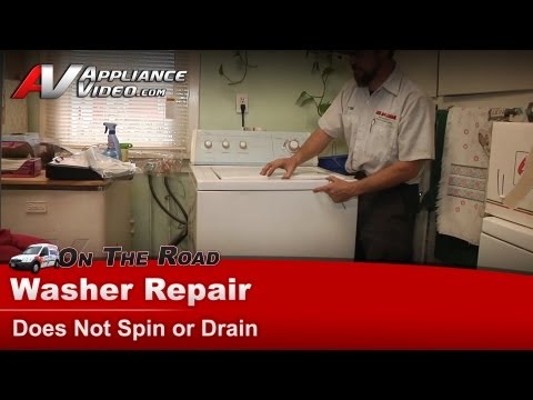 how to drain estate washer