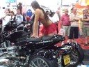 hot chick on quad bike