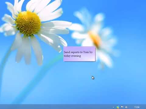 Sending sticky notes over the Internet