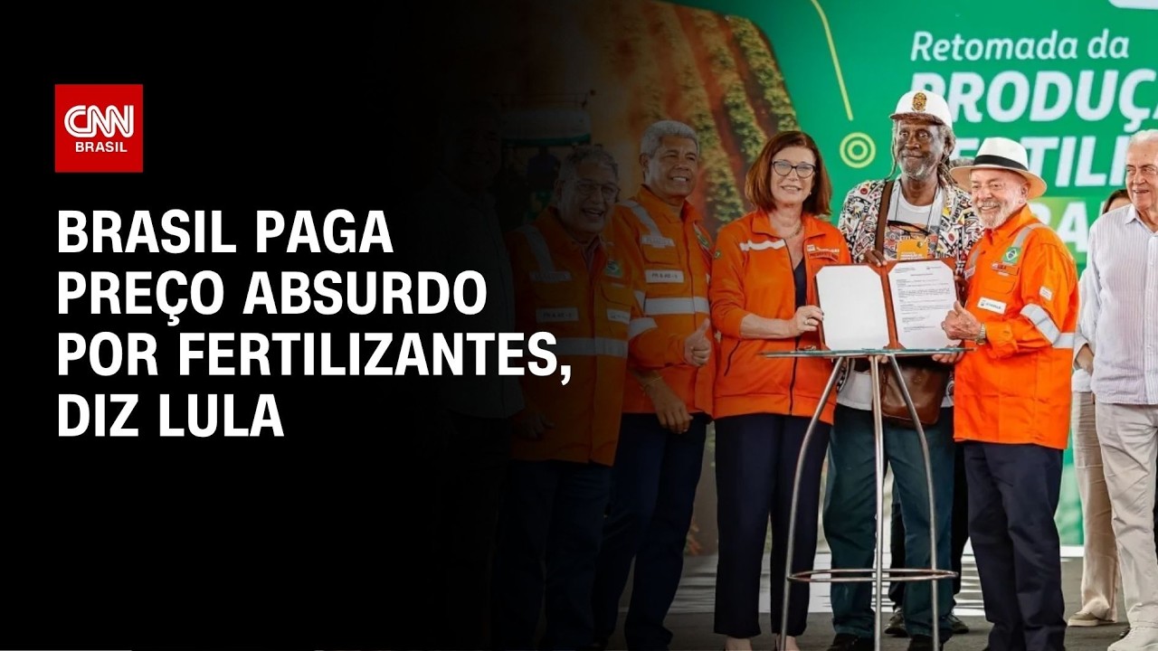 Lula: Brasil paga preço absurdo por fertilizantes | CNN AGRO NEWS