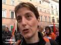 Roma, Palazzo Vidoni. Protesta Precari della Pubblica amministrazione, 7 ottobre 2008 -agenzia ami-