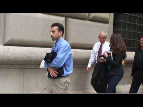 new york fed - On September 29th 2009 Ron Paul hosted a book signing for 'End the Fed' at the Borders Books in the financial district of New York. While being escorted to a...