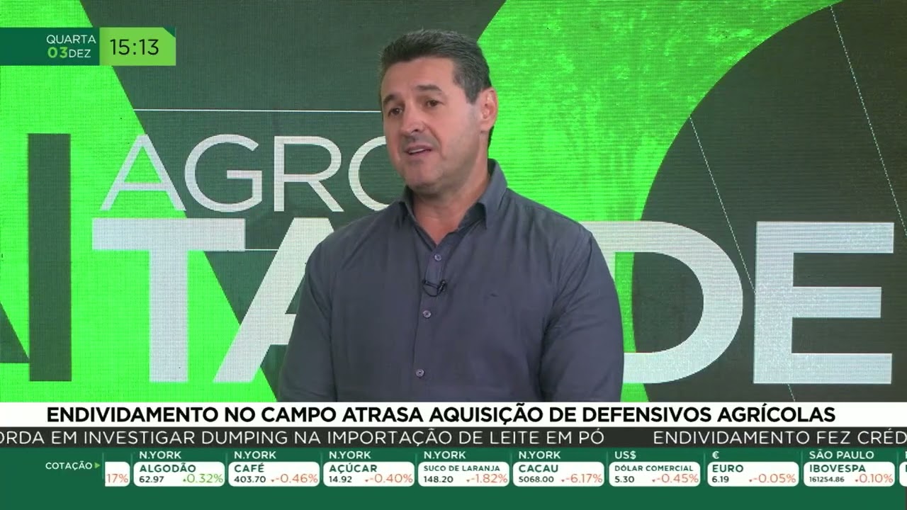 Endividamento no campo atrasa aquisição de defensivos agrícolas