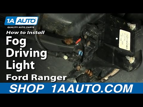 How To Install Replace Fog Driving Light Ford Ranger 04-05 1AAuto.com