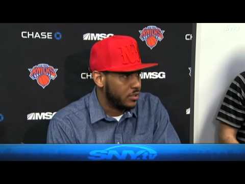 Video: Carmelo Anthony and Amar'e Stoudemire talk Mike Woodson