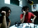 santiago ramos y guillermo romani realizan el segmento f�nica donde hablan de cultura rock en el programa radial, la barah�nda que se emite por 94.3 fm utn c�rdoba aregentina y su conducci�n esta a cargo de natalia el�as