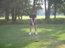 Tom golfs at Indian Boundary