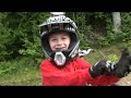 Mountain bike dirt jumping whaleback