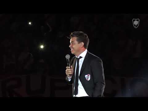 RIVER YO TE QUIERO - Marcelo Gallardo cantando en los festejos del 9/12