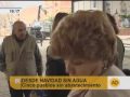 Sin agua por Navidad