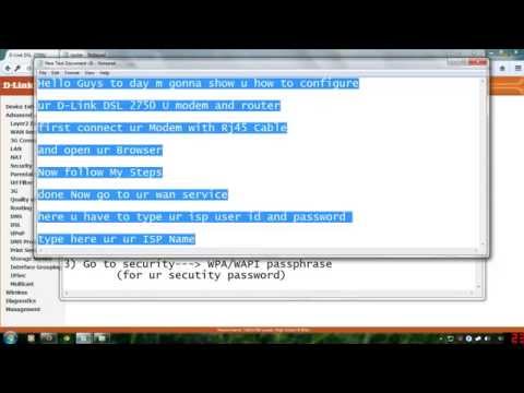 how to use d'link usb modem