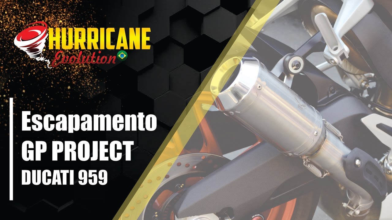 Capa do vídeo  Escapamento GP Project Ducati Panigale 959 2017 a 2022
