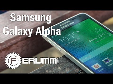 Обзор Samsung G850F Galaxy Alpha (32Gb, white)