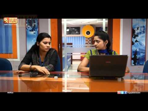 office - ஆபீஸ்! Karthi sneaks inside the office to search for the projector. Lakshmi finds out that Vishnu was the one who spent money on the operation. Karthi overhe...