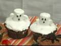 Halloween Decorations & Treats for Parties : How to Make Ghost Cupcakes for Halloween