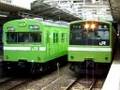 JR103系& 201系- 大和路線- 天王寺駅