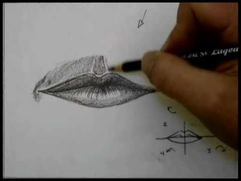 how to draw mouths