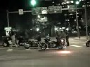 DNC 2008: Streets blockaded at night
