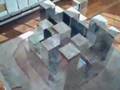Mirror Sculpture At Art Exhibition