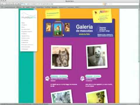 Página Web de Mundo Perro