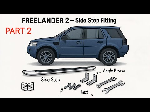 how to fit x trail side steps