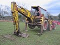 1980 JCB 3C III being demonstrated