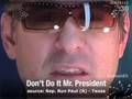 Don't Do It Mr. President