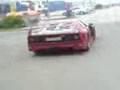 F40 leaving Gas station in Austria