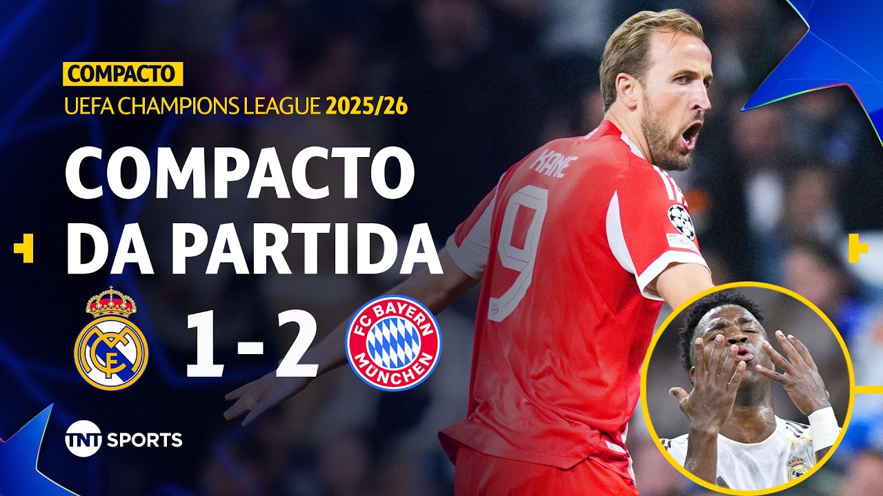 Real Madrid 1X2 Bayern De Munique | Compacto Da Partida | Quartas - Ida | Champions League 2025/26