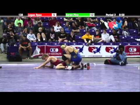Junior 138 - Logan Ryan (Bettendorf) vs. Aaron Pico (California)