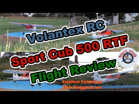 Volantex RC Sport Cub 500 RTF (761-4) from Banggood – Part 3: Flight Review