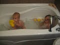 Alex and Katherine in the tub (take 2)
