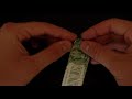 Money Origami Shirt with a Tie