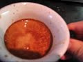 3 espresso shots with a naked portafilter