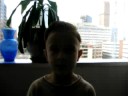Dillon saying the Pledge of Allegiance