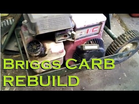 how to rebuild a briggs and stratton carburetor