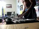 Dj Dacick 1 scratch practice run on them turntables