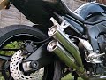 Yamaha FZ1 Campbell Custom Exhausts Sidewinder Cans Revving Yamaha FZ1 Campbell Custom Exhausts Sidewinder Cans Revving