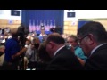 Medea Benjamin escorted out of Obama speech