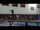 Nalani practice Beam routine