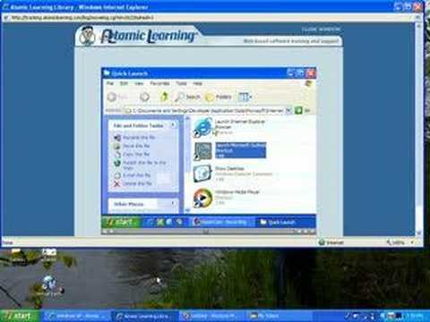 how to quick launch windows xp