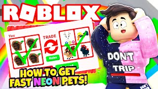 Omg Get Fast Neon Pets Only Trading Magic Doors In Adopt Me New Adopt Me Magic Update Roblox Minecraftvideos Tv