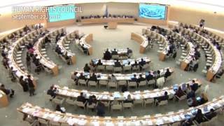 HRC33: Item 6, UPR adoption of Tajikistan - Leila Swan