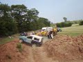 dwain gets the landy a bit stuck