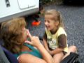 Nanny and Gabrielle talking