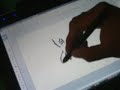 tx2500z Penabled Wacom Tablet Sketch Demonstration