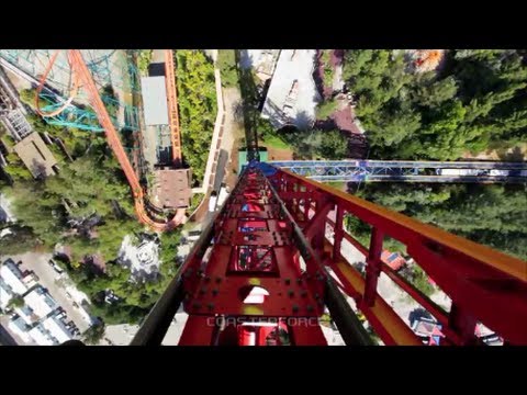 Offride - At 400ft and 85mph, Lex Luthor: Drop of Doom at Six Flags Magic Mountain is the worlds tallest and fastest freefall drop ride! This B-roll footage shows the ...