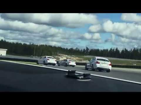Racing and winning in Europe at Rudskogen Race Circuit