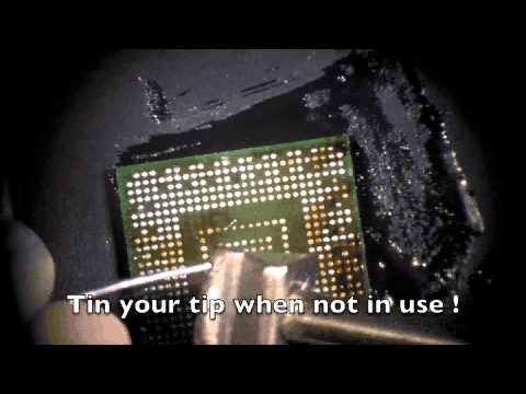 how to remove bga chip